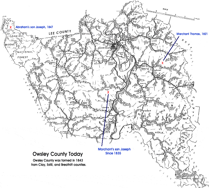 Owsley Co map