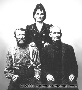 Courtesy of Paul M. Haley Edward Cole, Mary Cole, Pleasant Thomas